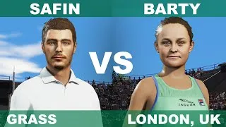 Thumbnail: Marat Safin vs Ashleigh Barty ATP WTA LIVE 2021 Tennis world tour 2