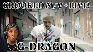 Thumbnail: A TRUE ANTHEM! | G-DRAGON - CROOKED (삐딱하게) M/V + LIVE! | REACTION!!