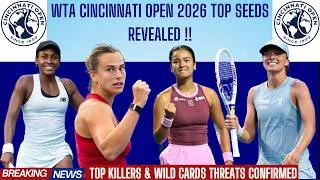 Thumbnail: WTA Cincinnati Open 2026 SHOCKER! Wild Cards, Top Seeds & Major Withdrawals Confirmed !