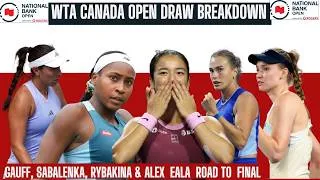 Thumbnail: WTA Canada Open 2026 DRAW BREAKDOWN | Sabalenka, Gauff, Rybakina & Alex Eala’s Road to Final !