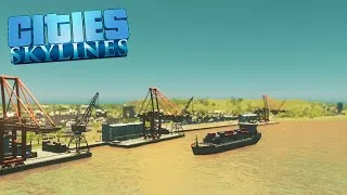 Thumbnail: How to Make a Harbour in Cities Skylines #8