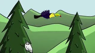 Thumbnail: Flying with Toucan🌿 5-Minute Mindfulness for Kids ᨒ↟ 𖠰𖥧˚