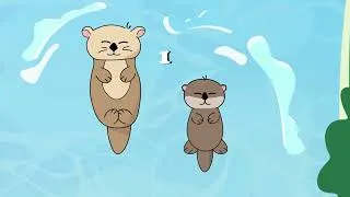 Thumbnail: Otter Meditation 🦦 5-Minute Mindfulness for Kids 𓆉𓆝 𓆟 𓆞 𓆝 𓆟𓇼