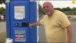 Thumbnail: "Smartphone in die Toilette gefallen" (iPhone) WC Flohmarkt (Satire,Spaßvideo) Hildesheim 30.7.2026