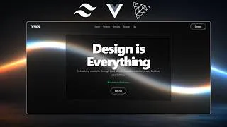 Thumbnail: How To Build a Responsive Modern Website with an Animated Background | VueJs 3, ThreeJs, TailwindCSS