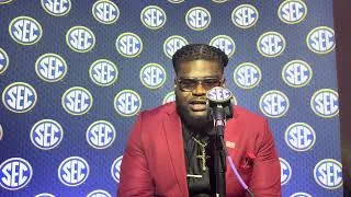 Thumbnail: SEC Media Days: Sooners OL Eddy Pierre-Louis Talks to Media | July 20, 2026