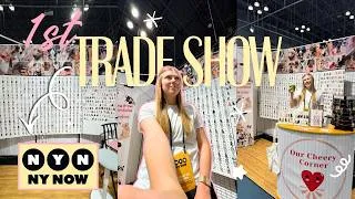 Thumbnail: Come With Me to My FIRST Trade Show in NYC! 🍎🚕🛍️ | Small Business Vlog