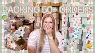 Thumbnail: Packing 50+ orders | the aftermath of going viral ⭐