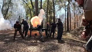 Thumbnail: Waccamaw Light Artillery at Broxton Bridge | Civil War Living History #history #artillery #cannon 