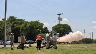 Thumbnail: Revolutionary War Cannon & Musket Fire at Goldsboro’s July 4th Celebration | Drone & GoPro Action