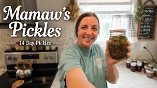 Thumbnail: Pickles Like Our Southern Mamaws Made | 14 Day Pickles