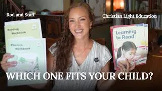 Thumbnail: CLE Learning to Read vs. Rod & Staff Reading & Phonics | Which Is Better?