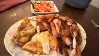 Thumbnail: Fishing catch and cook Balonne river catching multiple freshwater fish and crayfish 