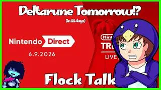 Thumbnail: Deltarune Tomorrow?! Direct Flock Talk 06.09.2026
