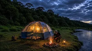 Thumbnail: Solo Camping Survival in the Wild | Pure ASMR Nature Sounds