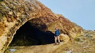 Thumbnail: rebuilding a mysterious old cave |survival shelter and fireplace in Thunderstorms|