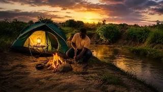 Thumbnail: Solo Camping by a Quiet River | Peaceful Wilderness Night