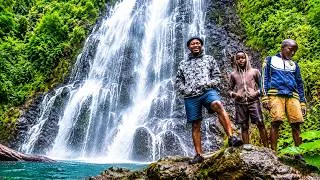 Thumbnail: We Found a Hidden Waterfall Deep in the Forest! 🌿💦 #outdoors #adventure #offgrid