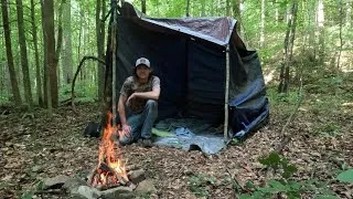 Thumbnail: I Tried Sleeping Under a Tarp All Night