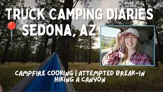 Thumbnail: LIVING IN MY TRUCK CAMPER | camping in pine forests & red rocks