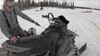 Thumbnail: 1yr rebuilding my snow mechine camping 🏕 