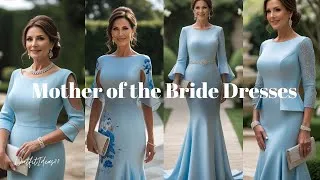 Thumbnail: Light Blue Very Elegant Mother of the Bride Dresses 2025
