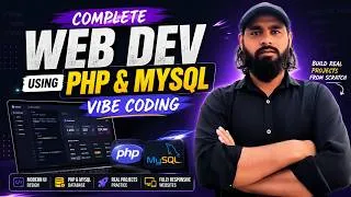 Thumbnail: Complete Web Development with PHP & MySQL | Vibe Coding Course for Beginners (2026) 🚀