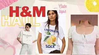 Thumbnail: Cute tops //H&m haul 🌷// perfect for summer 🫶🏻