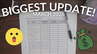 Thumbnail: THE BIGGEST MONTH OF DEBT PAYOFF I HAVE EVER HAD💰 | March 2026 Debt Update