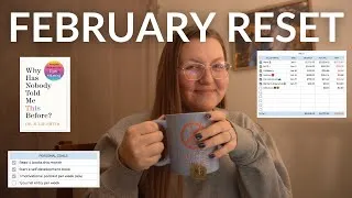 Thumbnail: FEBRUARY 2026 RESET💰 | budgeting, goal check in & January book report