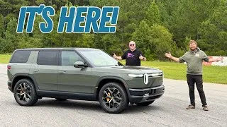 Thumbnail: Rivian R2 Arrives Here At The Track For Testing!