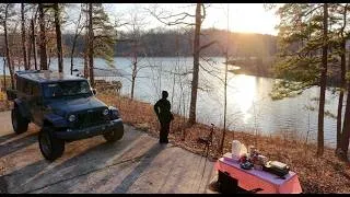 Thumbnail: My Hip Camp Campsite | Sleeping Alone In My Jeep | Basic No Build JEEP Camper Setup 