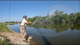 Thumbnail: Catching Shrimp and Crabs from a ROADSIDE Bayou (Catch and Cook)