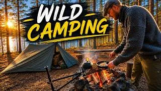 Thumbnail: Overnight Camping Trip - Fishing, Campfire & Arctic Hills in Lapland Finland