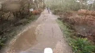 Thumbnail: Suzuki DR650 off-road mud on a TRF ride in Surrey, UK