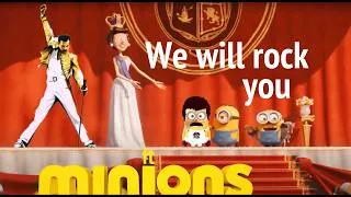 Thumbnail: We will rock you ∞ Queen ft. Minions