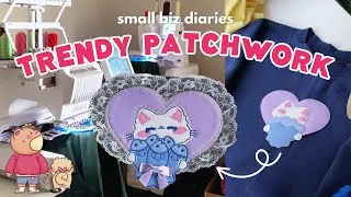 Thumbnail: Patchwork Clothing With Cricut + Embroidery Machine | Small Business tips