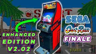Thumbnail: Original 1986 Sega OUT RUN restoration finale 🚘 🌴 Enhanced Edition V2.02 gameplay via @delsarcade