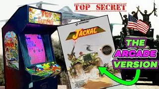 Thumbnail: FORGOTTEN arcade version of Jackal for NES? 🛺 Konami Top Gunner: NOS side art & Lexan CPO protector