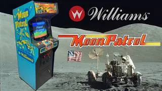 Thumbnail: 1982 Williams Moon Patrol arcade game RESTORED! 🌖🛺 Clear coating original artwork + gameplay