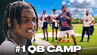 Thumbnail: “YOU NOT READY FOR THIS!” Cam Ward Coaches Top QB Prospects