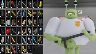 Thumbnail: What Happens If You Turn Alien Into A GIANT? BARRY'S PRISON RUN! (OBBY) All Items & Morphs Unlocked