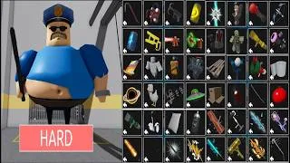 Thumbnail: BARRY'S PRISON RUN (OBBY) HARD MODE All Items & All Morphs Unlocked: Barry, Alien, Papa Pizza & More