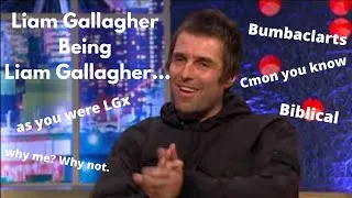 Thumbnail: liam gallagher being liam gallagher for 7 minutes and 53 seconds