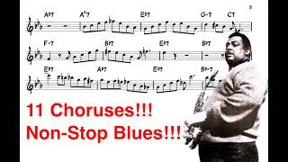 Thumbnail: How to Nail The Changes On A Db Blues for 11 Choruses... - Rusty Bryant on "Susie"