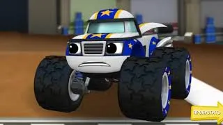 Thumbnail: The Blaze and the Miracle of Games the Car New series in a row Cartoon about cars
