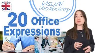 Thumbnail: 20 Office Expressions to Describe Your Workplace - Visual Vocabulary