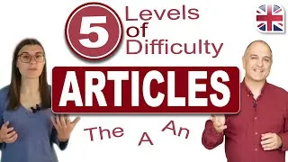 Thumbnail: Articles in English - 5 Levels of Difficulty