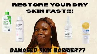 Thumbnail: SKINCARE INGREDIENTS/ PRODUCTS FOR DRY & DEHYDRATED SKIN | DAMAGED SKIN BARRIER 