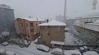 Thumbnail: Snowfall in Bahçeköy, Istanbul – A View from My Window